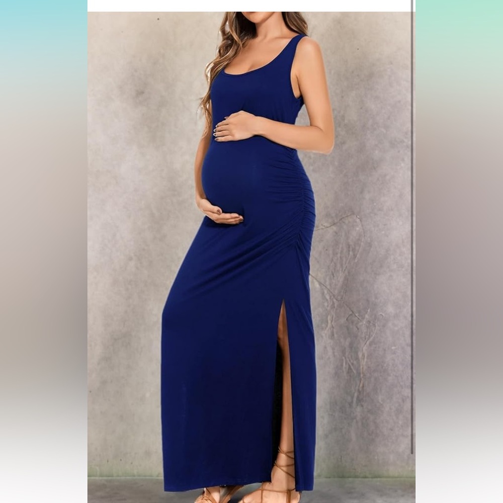 Maternity maxi dress
